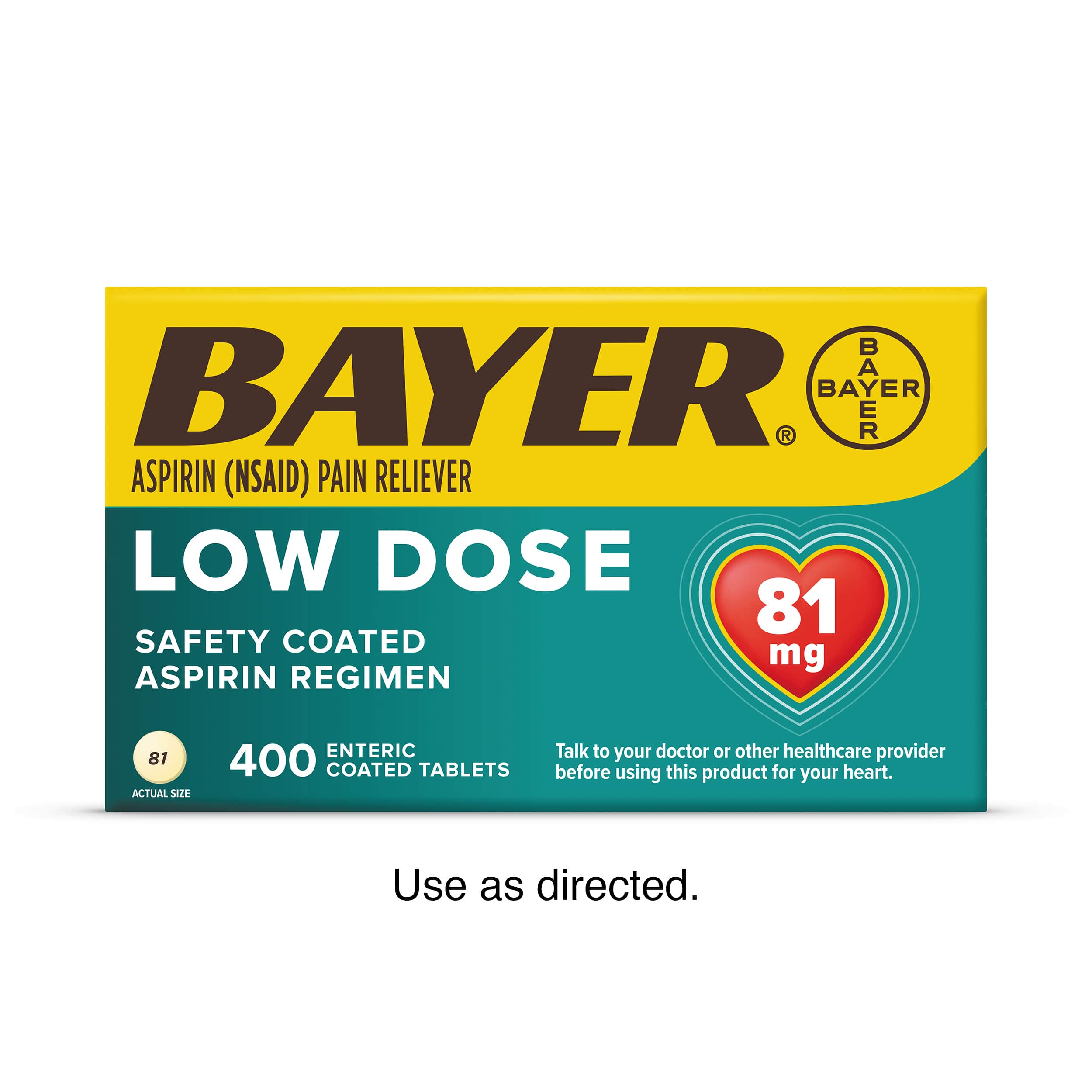 Bayer Low Dose Aspirin Regimen 81mg Bayer® Aspirin