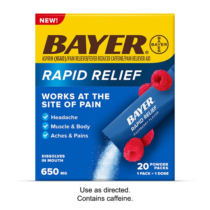Bayer® Rapid Relief Powder Packs Bayer® Aspirin