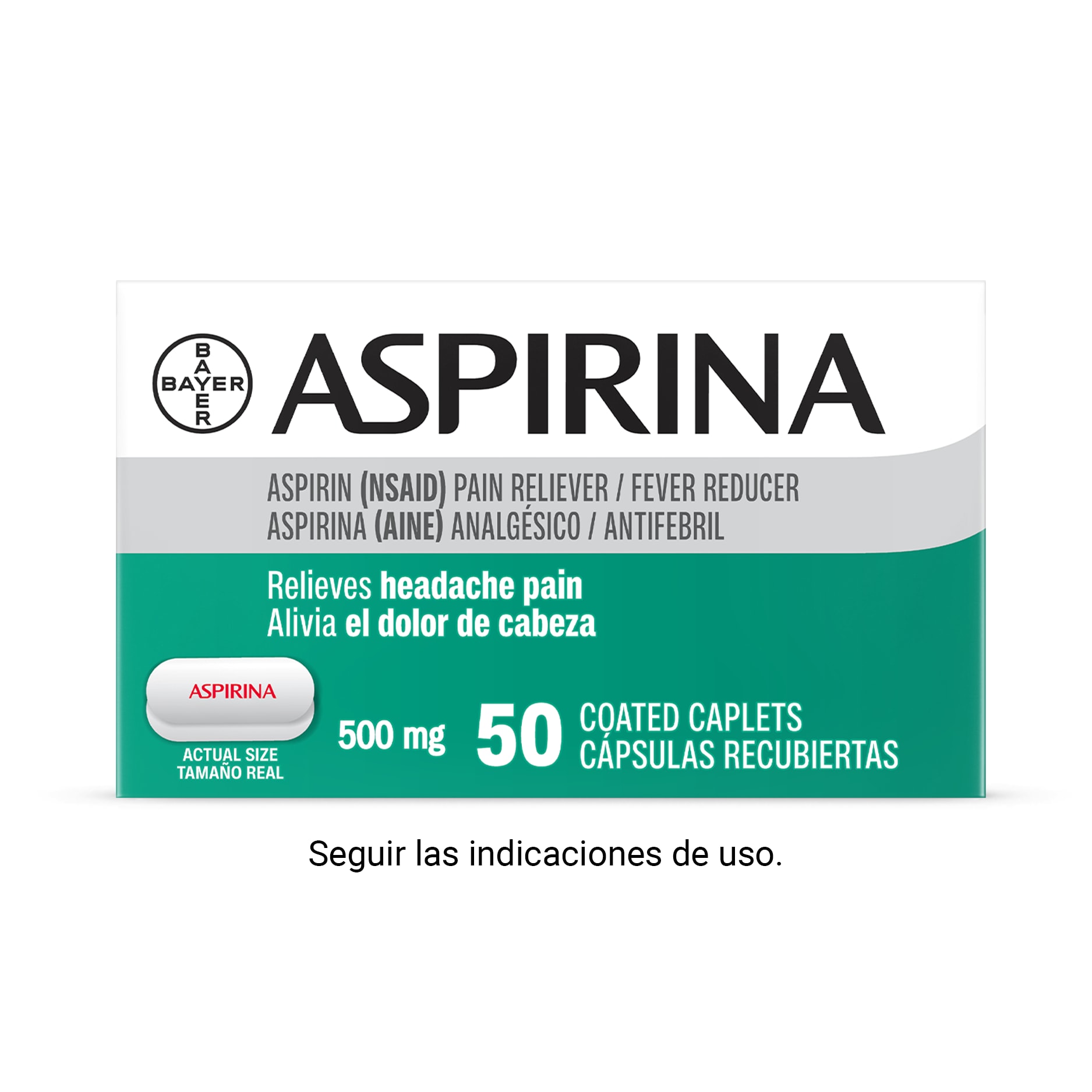 Caja con comprimidos de Aspirina
