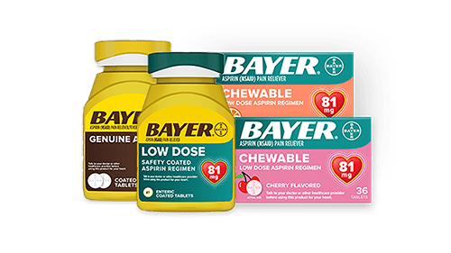 Photo of Bayer@ Aspirin products